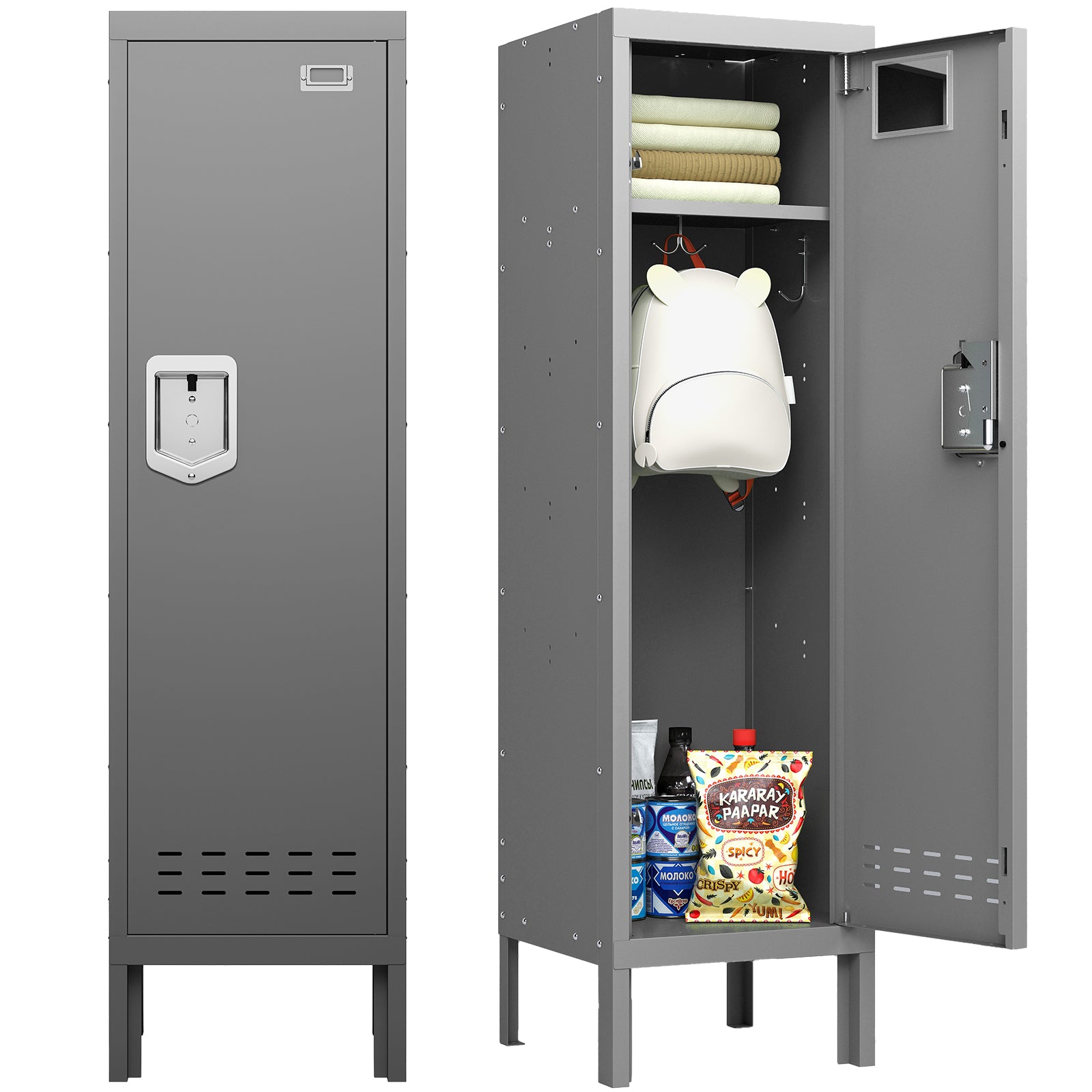 54" Height Metal Storage Locker - Sapital