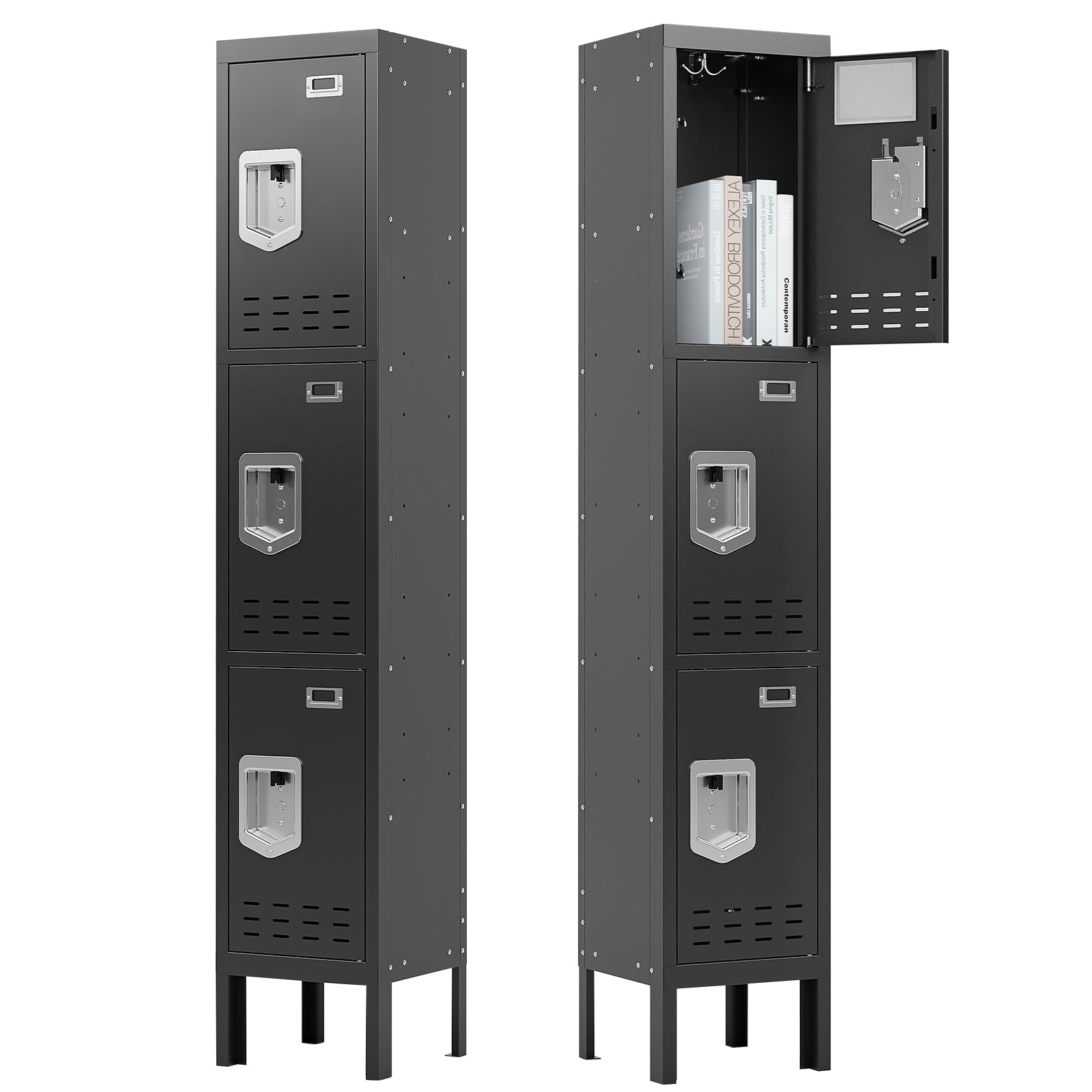 66" Height Metal Storage Locker 3 Door - Sapital