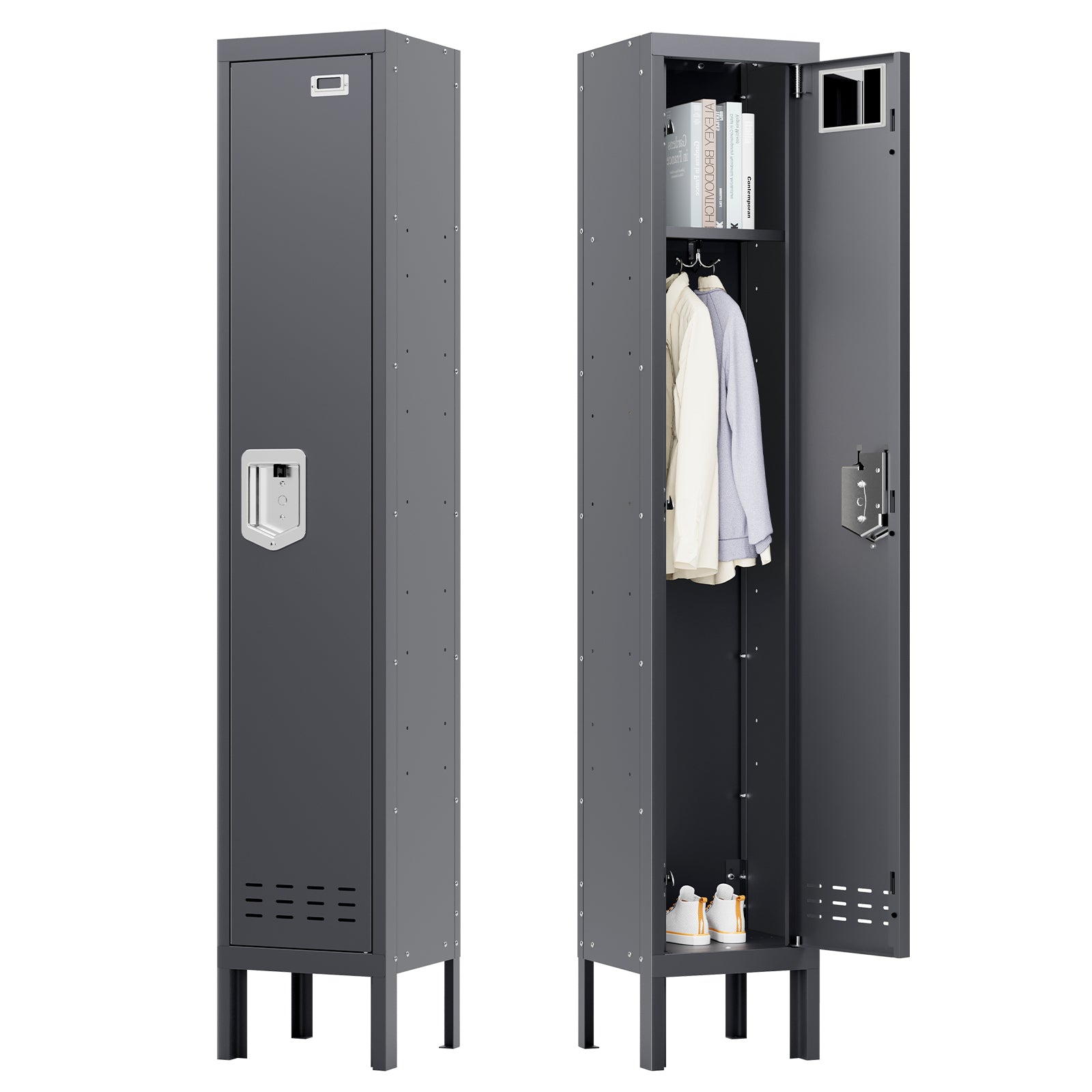 66" Height Metal Storage Locker 1 Door - Sapital