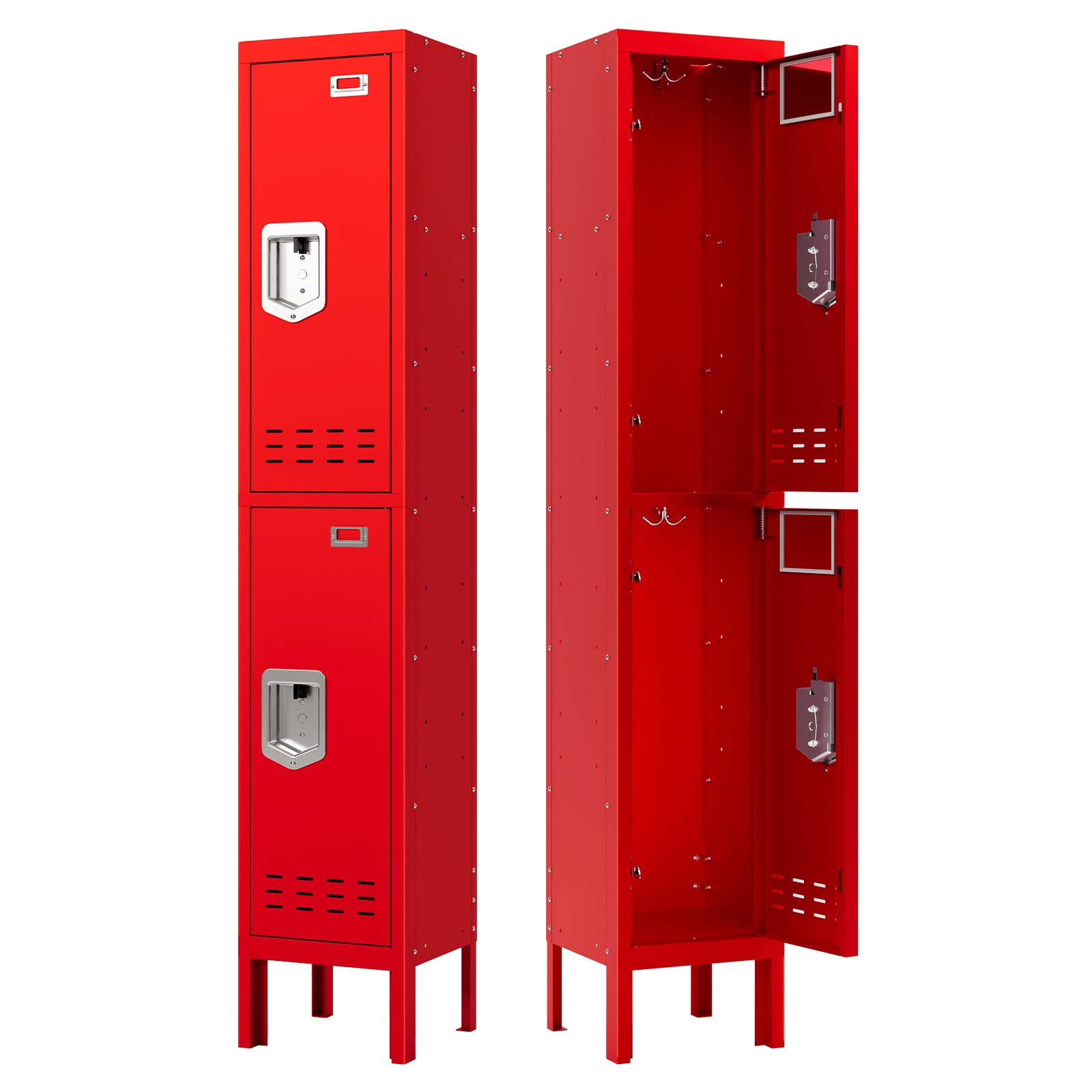 66" Height Metal Storage Locker 2 Door - Sapital