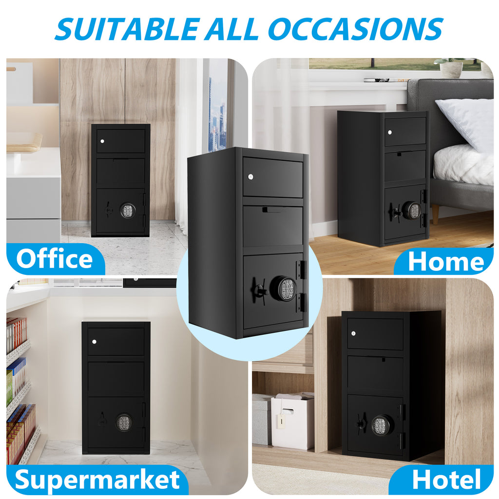 6.5 CuFt Commercial Anti-Drop Safe Box - Sapital
